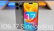 iOS 17 Sideloading, iOS 17.1.2 and iPhone 16