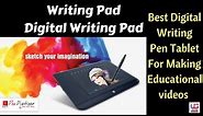 Digital writing Pad | Pen Tablet | Writing pad for Educational Videos | unboxing and How to Use |