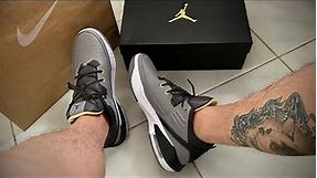 Jordan Max Aura 5 Unboxing and On Feet - Cement Grey Colorway