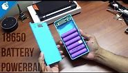 Powerbank using Laptop Battery and 18650 Battery Case