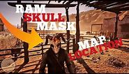 Red Dead Redemption 2 - Ram Skull Mask Map Location (Where To Find The Rare Ram Skull Mask)