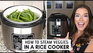 How to Steam Vegetables in the Aroma Rice Cooker and Vegetable Steamer