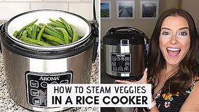 How to Steam Vegetables in the Aroma Rice Cooker and Vegetable Steamer