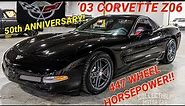 BRUTAL 447 HORSEPOWER 2003 Chevrolet Corvette Z06 50th Anniversary - Collectible Motorcar of Atlanta
