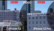 iPhone 12 & iPhone 12 Pro Camera Zoom In Out Comparison