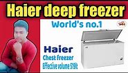 Haier Chest freezer effective volume 519 litre//Haier fridge