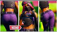 FORTNITE GREEN THICC "CLASH" SKIN SHOWCASED IN REPLAY MODE WITH 69+ EMOTES 😍❤️