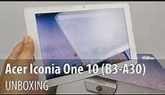Acer Iconia One 10 (B3-A30) Unboxing (10 inch Entry Level Tablet)