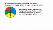 Probability - Theoretical Probability - Possible Outcomes Using A Spinner