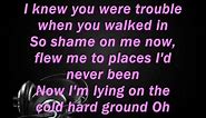 Taylor Swift - I Knew You Were Trouble - lyrics