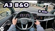 2022 Audi A3 – Bang and Olufsen 14-speaker Sound System Review | Apple CarPlay & Android Auto