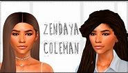 • Zendaya Coleman // CAS: The Sims 4 •