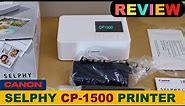 Canon SELPHY CP1500 Compact Photo Printer Review !