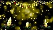 4K Merry Christmas Video Background, Christmas Light Motion Background.