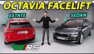 2024 Skoda Octavia facelift REVIEW Hatch vs Estate vRS