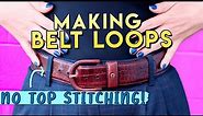 How to Make & Attach Belt Loops
