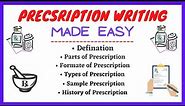 Prescription Writing| How to write a prescription| Parts of Prescription| Prescription Format
