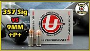 Is It REALLY That Much BETTER?.....357 Sig vs 9MM +P+ Self-Defense AMMO Test!