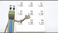 Double Digit Addition Worksheet for 1st and 2nd Grade Kids