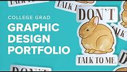 My Graphic Design Portfolio | College Graduate 🎓