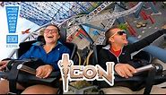 Riding Icon at Blackpool Pleasure Beach! On-Ride POV Reaction MACK Multi Launch Coaster