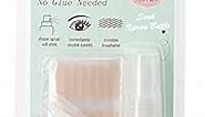 Waterproof Invisible Double Eyelid Tape - 120 Pieces Natural Fiber Eyelid Lifter Strips, Eye Lift Tape for Droopy Lids, Hooded Eyes