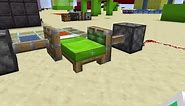 Bed and Pistons in Minecraft