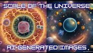 The Scale of the Universe (Quantum Foam to Multiverse) | AI-Generated Images Using Prompts