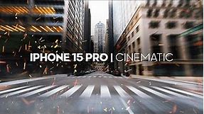 iPhone 15 Pro | Cinematic Short Film | 4K ProRes LOG Footage