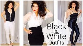 Black and White Outfits | Black and White Fashion