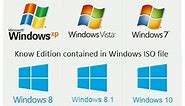Identify Edition of Windows ISO file 32-bit/64-bit