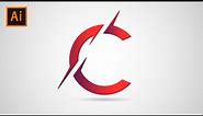 C Letter Logo Design in illustrator