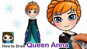 How to Draw Queen Anna | Disney Frozen 2