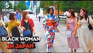 5 hours of Walking in Tokyo as a Black Woman || How Do Japanese Treat Black Women? (Black in Japan)