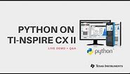 How To Start Programming With Python on TI-Nspire CX II Graphing Calculators