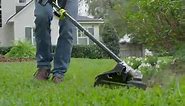 RYOBI 40V Cordless Battery Attachment Capable String Trimmer and Leaf Blower Combo Kit (2-Tools) w/ 4.0 Ah Battery & Charger RY40940