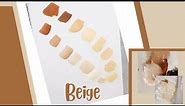 How To Make Beige Color in Acrylic Paints