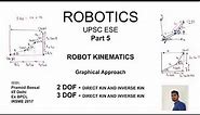 Robotics | Part 5 | Direct and Inverse Kinematics of 2 dof and 3 dof