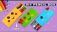 DIY Paper Pencil Box 😍|| How to make a Paper pencil Box, DIY Back to school