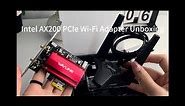 2023 NEW Wavlink AX3000 WIFI6 PCIe WIFI adapter Unboxing