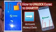 How to UNLOCK Globe to Smart? | Enable Mobile Data