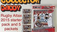 Rugby Attax 2015 starter pack and 5 packs opened limited edition