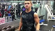 50 pound dumbbell curl biceps workout
