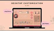 How To Make Your Laptop Aesthetic | Wallpaper Idea | Pink Theme