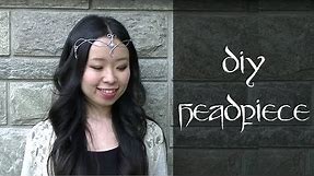 How to Make a Headpiece / Circlet with wire