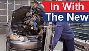 How to install a Toyota Corolla Engine & Trans. through the top. Series finale!