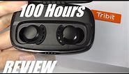 REVIEW: Tribit FlyBuds 3, 100Hr Battery Budget TWS Wireless Earbuds! (Power Bank)