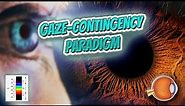 Gaze contingency paradigm (Your EYEBALLS) 👁️👁️💉😳💊🔊💯✅