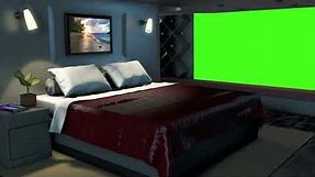 GREEN SCREEN WINDOW BEDROOM BACKGROUND | FREE TO USE GRAPHICS ANIMATIONS