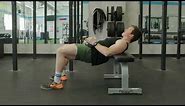 Dumbbell Hip Thrust (FULL TUTORIAL) - Glute Exercises for Beginners